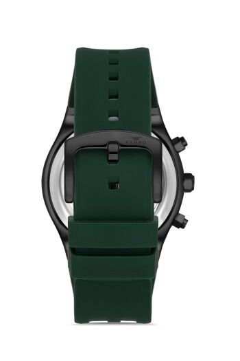 Ferro Yeşil Çelik Kordon Erkek Kol Saati FM11378D-ZQ2 Fonksiyonları Aktif 3ATM Su Geçirmez