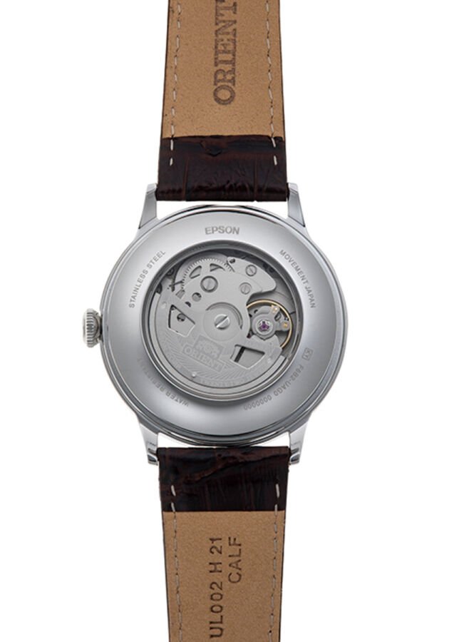 Orient  RA-AK0705R30B Otomatik Deri Kahverengi Kırmızı Kadran 41 mm Erkek Kol Saati