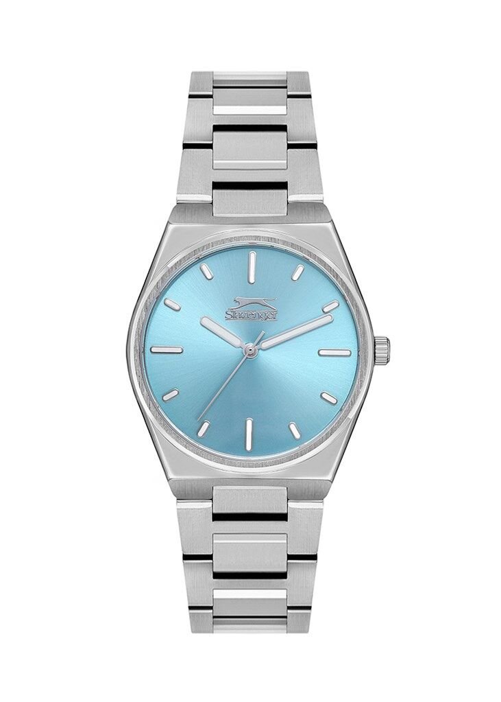 Slazenger SL.09.2116.3.04 35 mm Metalik Gri Çelik Mavi Kadran Kadın Kol Saati