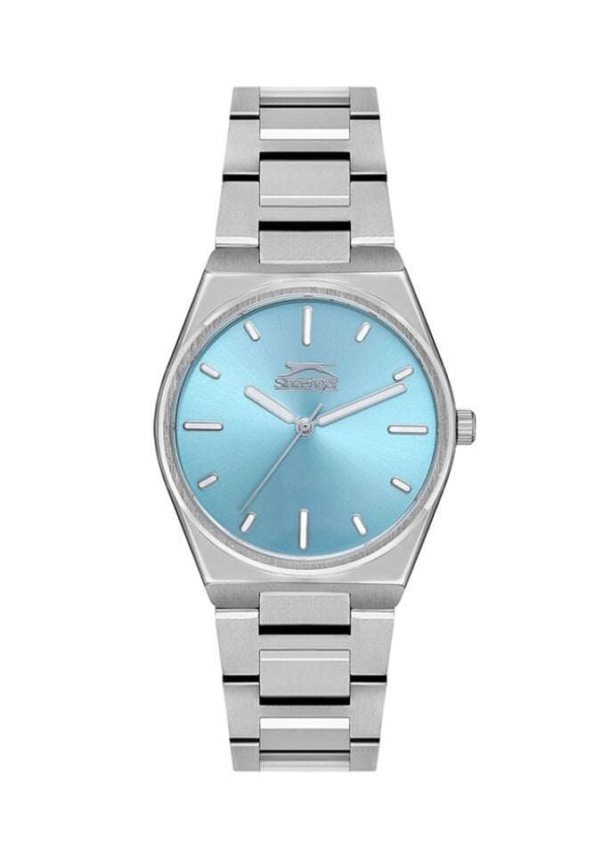 Slazenger SL.09.2116.3.04 35 mm Metalik Gri Çelik Mavi Kadran Kadın Kol Saati
