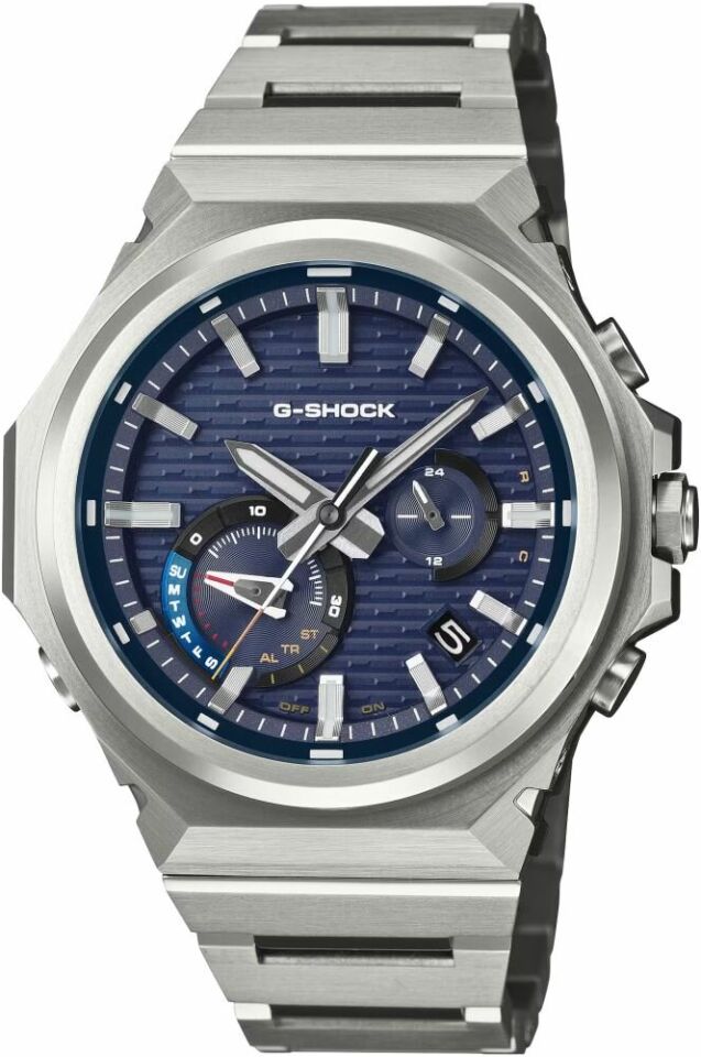 Casio GST-B1000D-2ADR Solar Çelik Gri Lacivert Kadran 20 ATM 44 mm Erkek Kol Saati