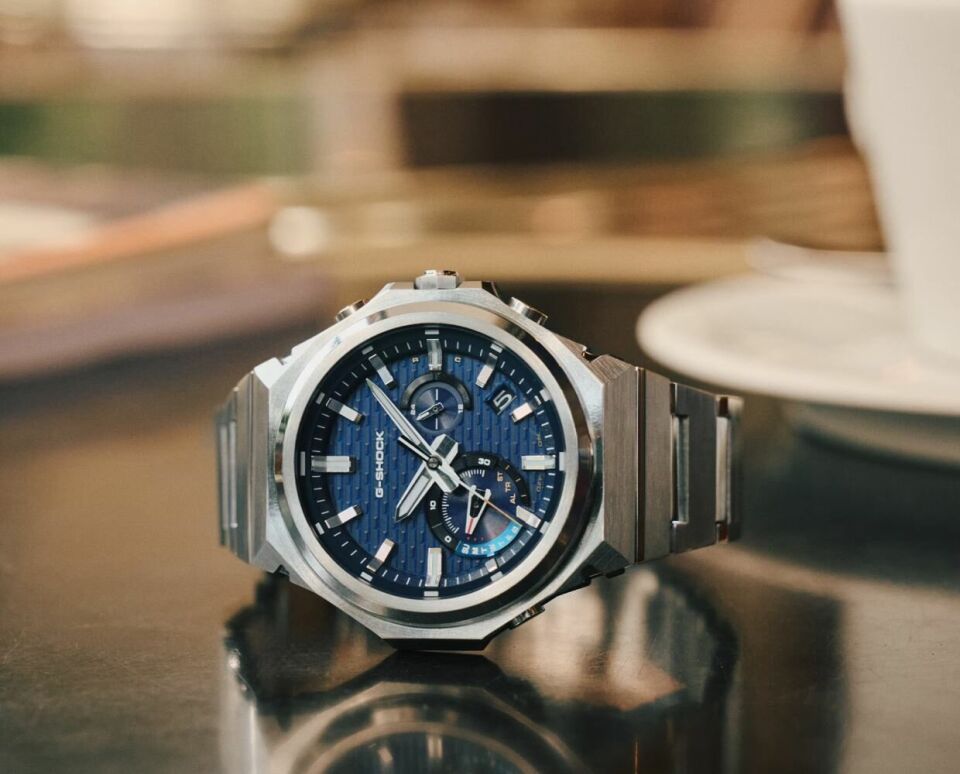 Casio GST-B1000D-2ADR Solar Çelik Gri Lacivert Kadran 20 ATM 44 mm Erkek Kol Saati