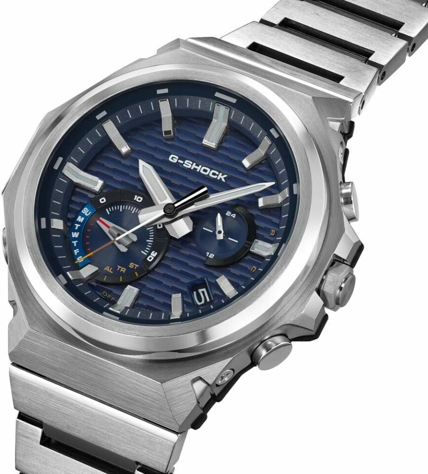 Casio GST-B1000D-2ADR Solar Çelik Gri Lacivert Kadran 20 ATM 44 mm Erkek Kol Saati