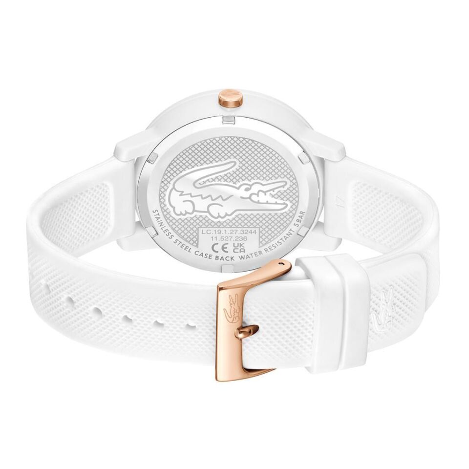 Lacoste 2001326 Quartz Silikon Beyaz 38 mm Kadın Kol Saati
