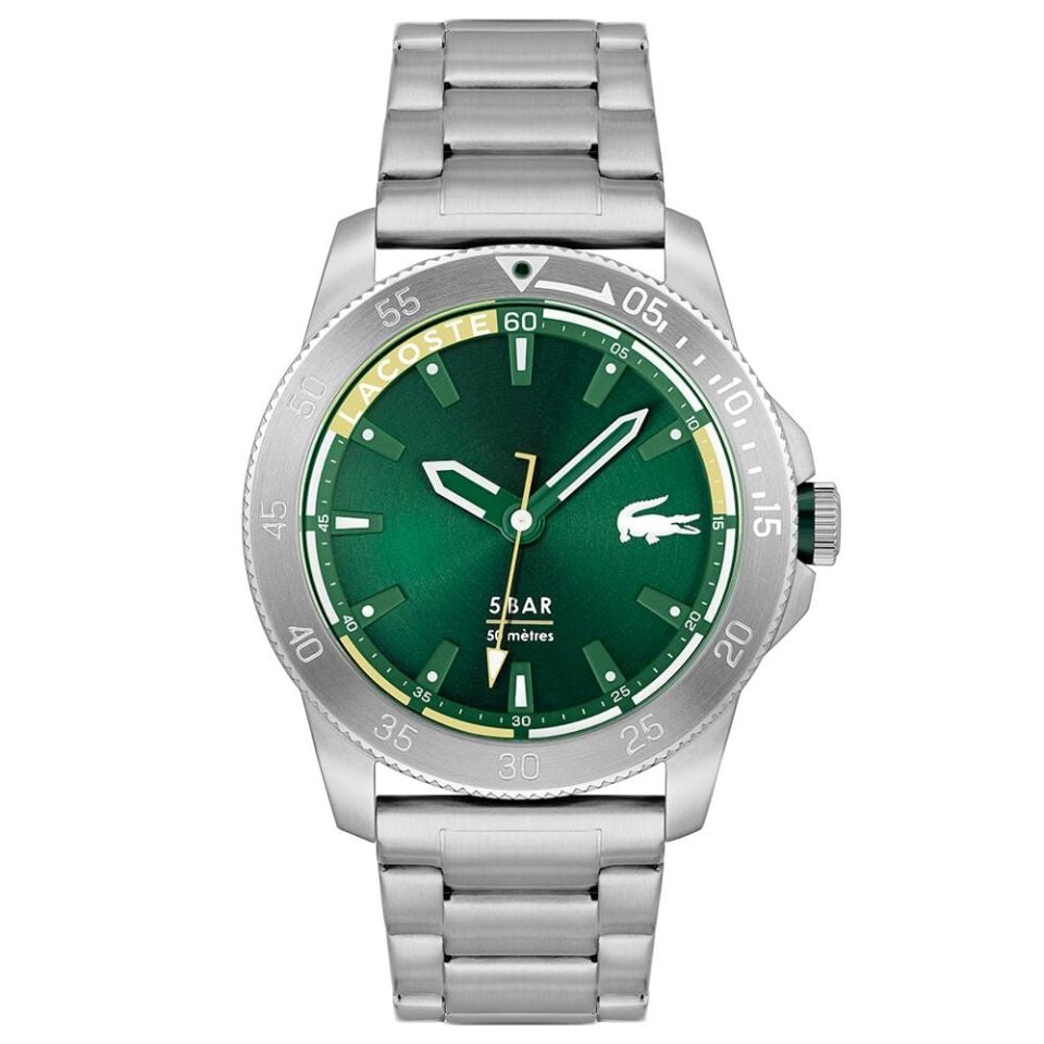 Lacoste 2011204 46 mm Metalik Gri Erkek Kol Saati