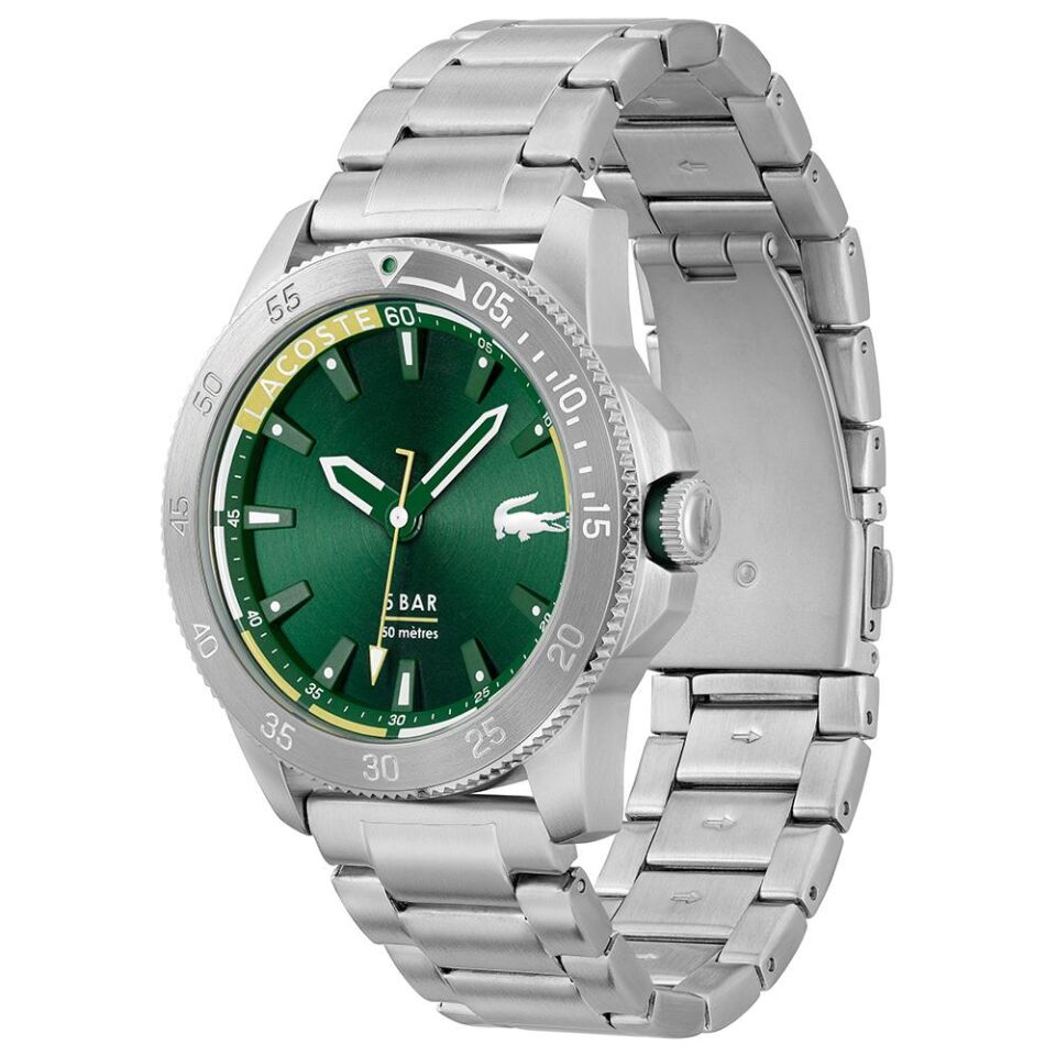 Lacoste 2011204 46 mm Metalik Gri Erkek Kol Saati
