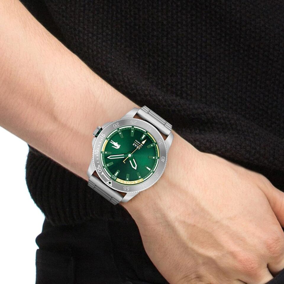 Lacoste 2011204 46 mm Metalik Gri Erkek Kol Saati
