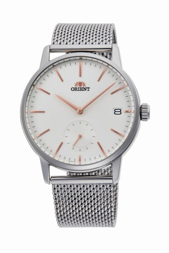 Orient RA-SP0007S10B Quartz Hasır Gri Beyaz Kadran Kristal Cam 39 mm Erkek Kol Saati