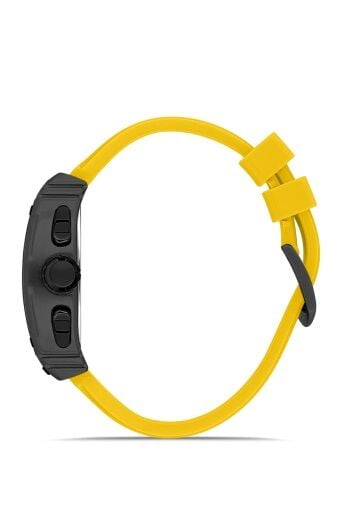 Ferro Sarı Silikon Kordon Erkek Kol Saati FM11351D-ZN Fonksiyonları Aktif 3ATM Su Geçirmez