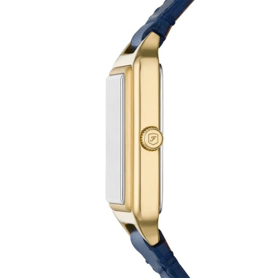 Fossil FES5365 Quartz Deri Mavi 23 mm Takvimli Kadın Kol Saati