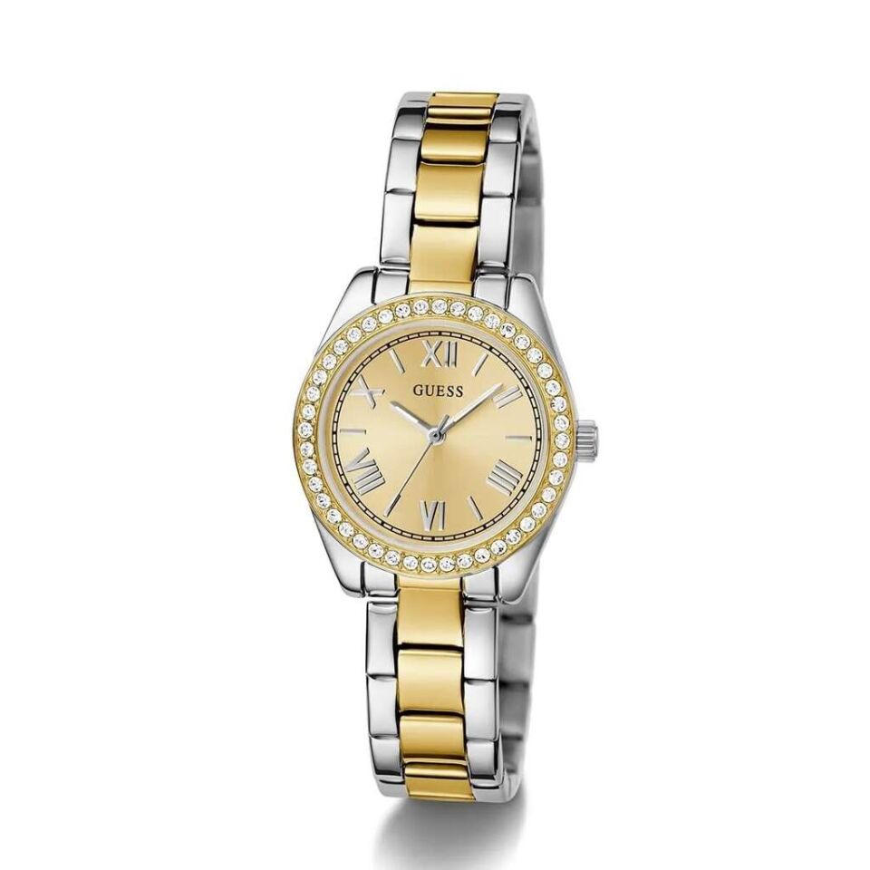 Guess GUGW0841L2 Quartz Çelik Gri Altın Rengi 30 mm Kadın Kol Saati
