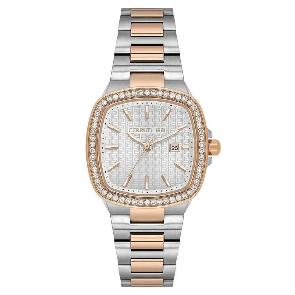 Cerruti 1881 CIWLH0020303 Quartz Çelik Rose/Gri Kadın Kol Saati