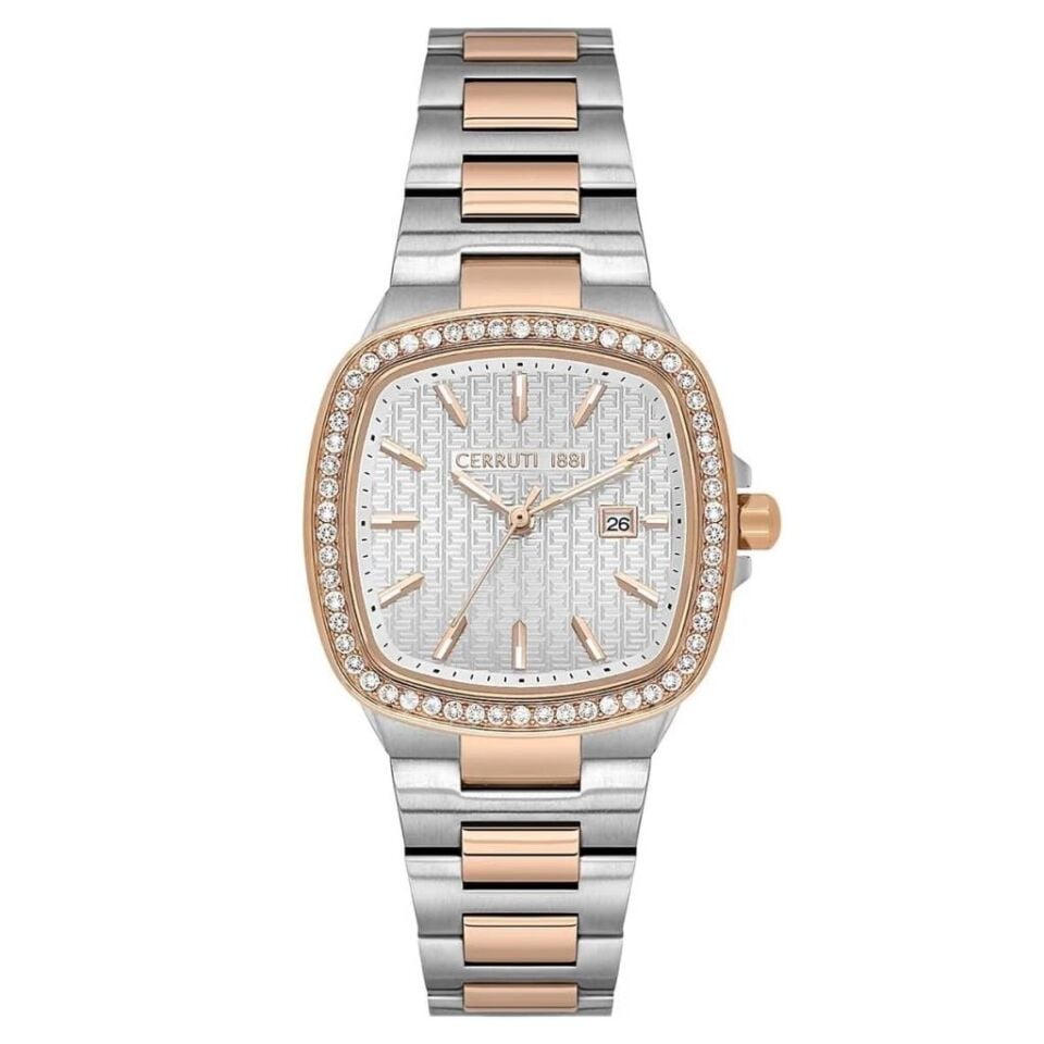 Cerruti 1881 CIWLH0020303 Quartz Çelik Rose/Gri Kadın Kol Saati