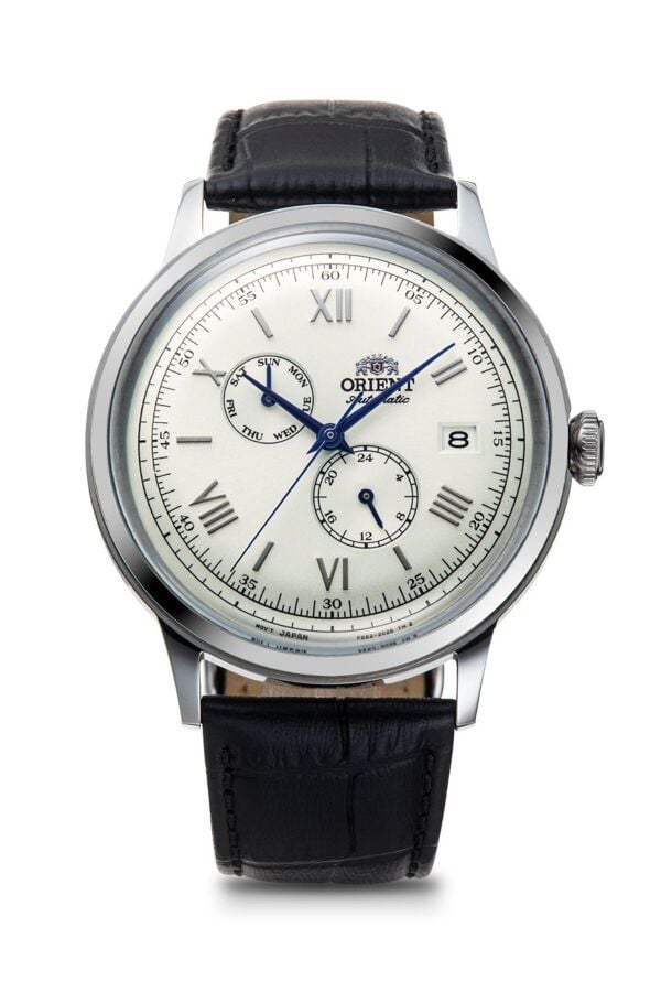 Orient Classic RA-AK0701S30B Kurmalı Otomatik Deri Siyah Beyaz Kadran 41 mm Erkek Kol Saati