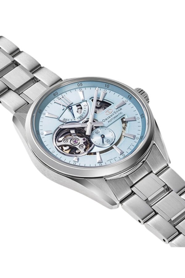 Orient Star RE-AV0127L00B Limited Edition Otomatik Çelik Gri Mavi Kadran Safir Cam 10 ATM 41 mm Erkek Kol Saati