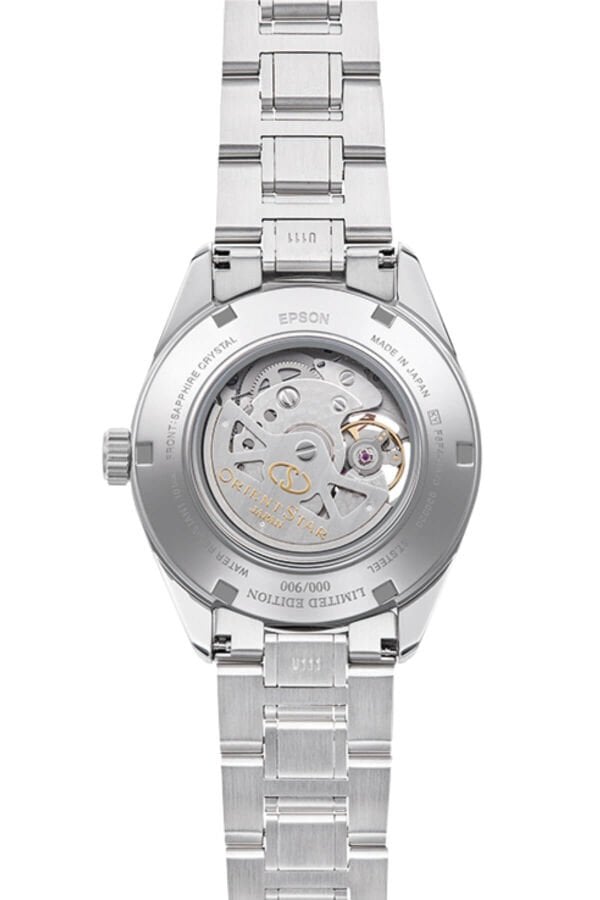 Orient Star RE-AV0127L00B Limited Edition Otomatik Çelik Gri Mavi Kadran Safir Cam 10 ATM 41 mm Erkek Kol Saati