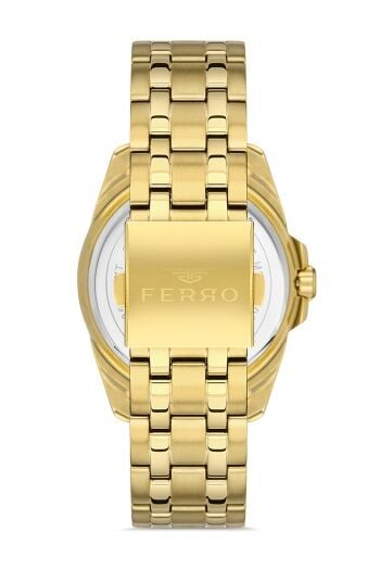 Ferro F11323A-B 43 mm Altın Erkek Kol Saati