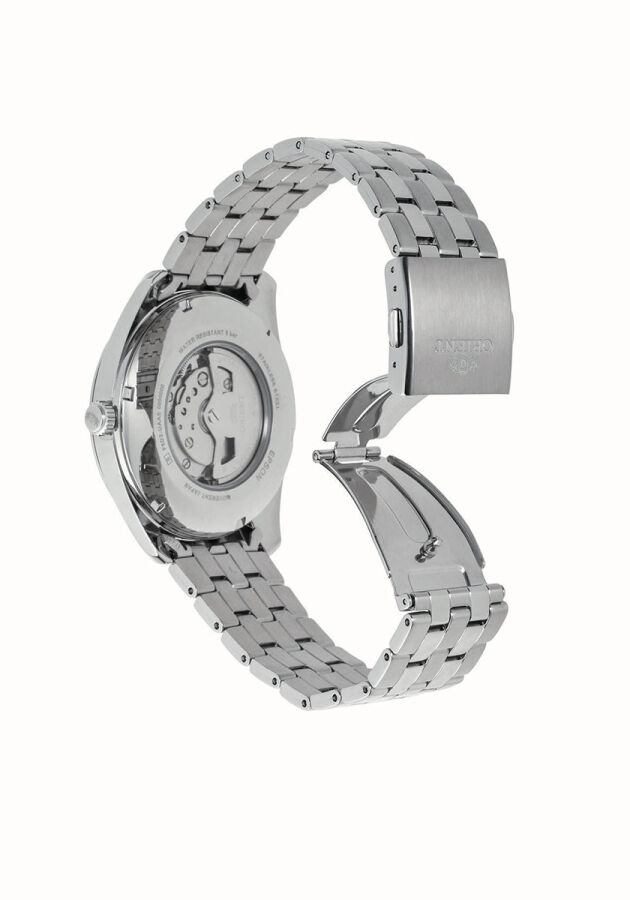 Orient RA-BA0003L30B Kurmalı Otomatik Çelik Gri Lacivert Kadran 44 mm Erkek Kol Saati