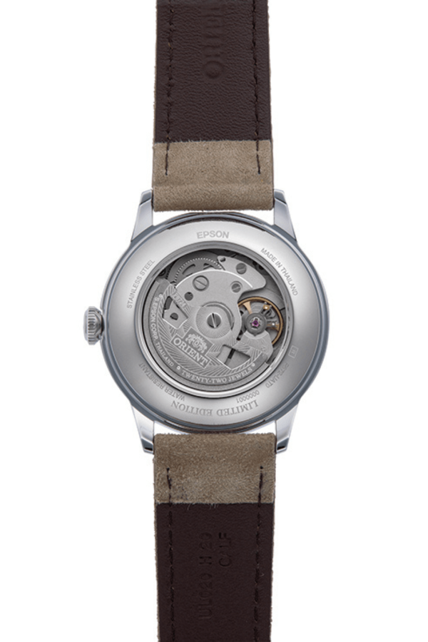 Orient RA-AC0M12L30B Limited Edition Kurmalı Otomatik Deri Kahveengi Mavi Kadran 38 mm Erkek Kol Saati