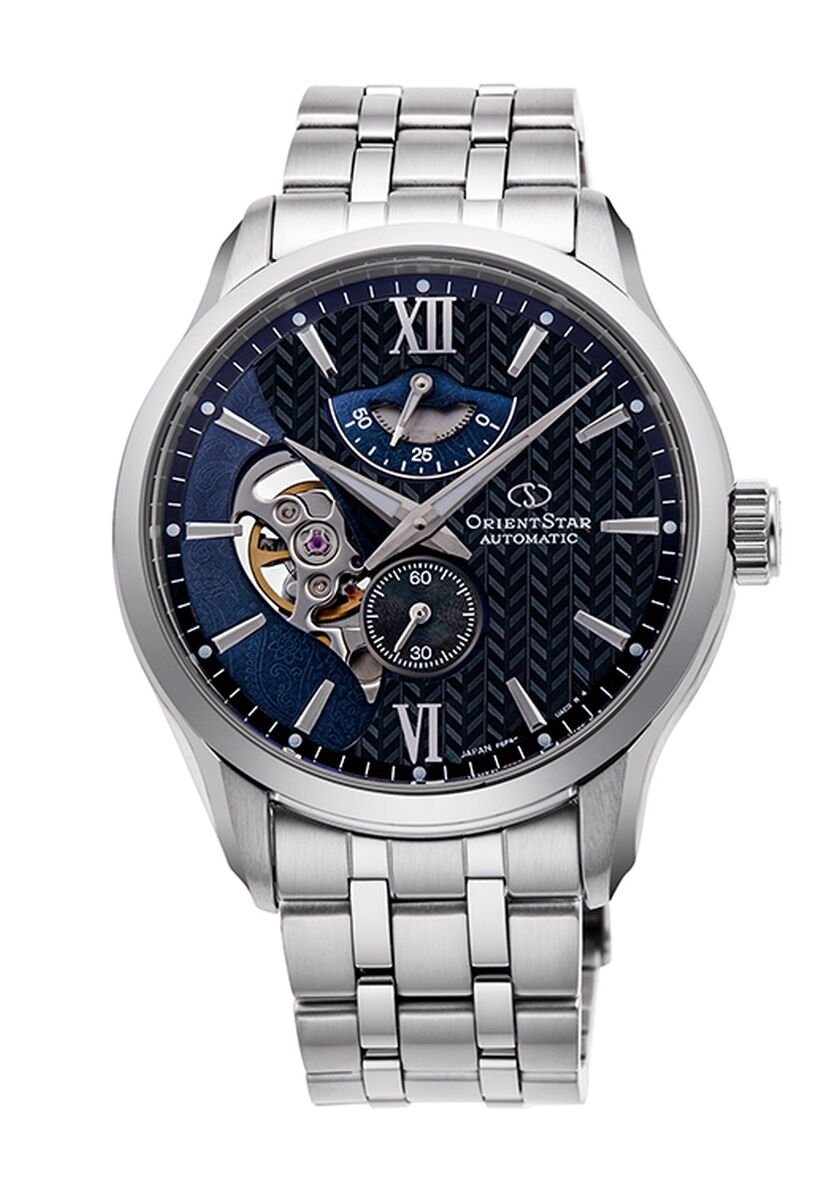 Orient Star RE-AV0B03B00B 41 mm KurOtomatik Erkek Kol Saati Kehribar Tesbih Hediyeli