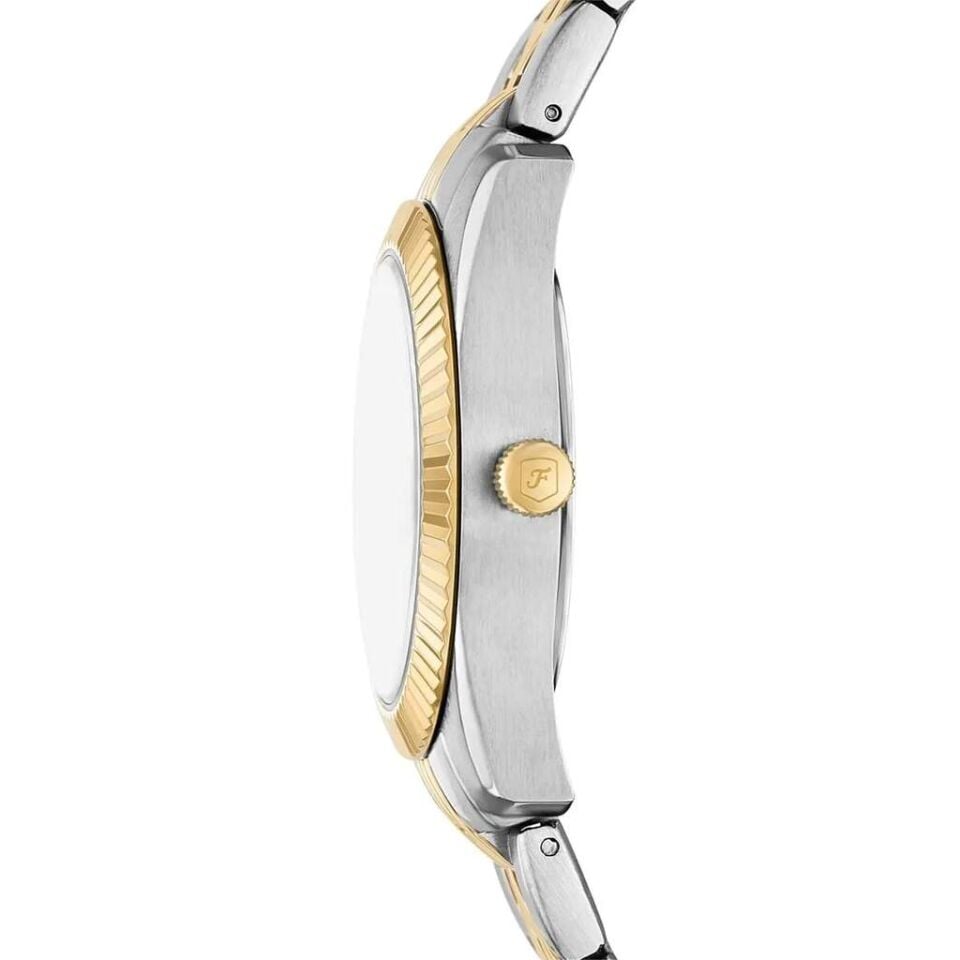 Fossil FES5388 Quartz Çelik Altın/Gri Yeşil Kadran 32 mm Kadın Kol Saati