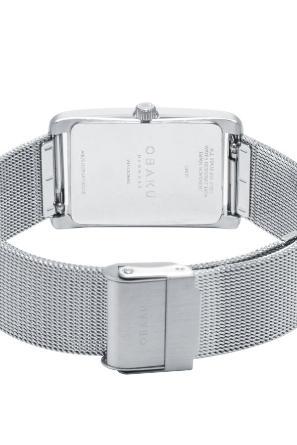 Obaku Denmark V311LXCWMC Quartz Gri Hasır Kordon 24 mm Kadın Kol Saati