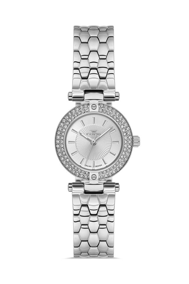 Ferro FL21608AWT-A Quartz Çelik Gri 21 mm Kadın Kol Saati