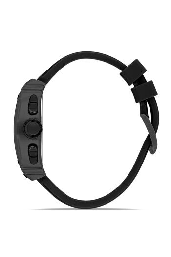 Ferro Siyah Silikon Kordon Erkek Kol Saati FM11351D-G Fonksiyonları Aktif 3ATM Su Geçirmez