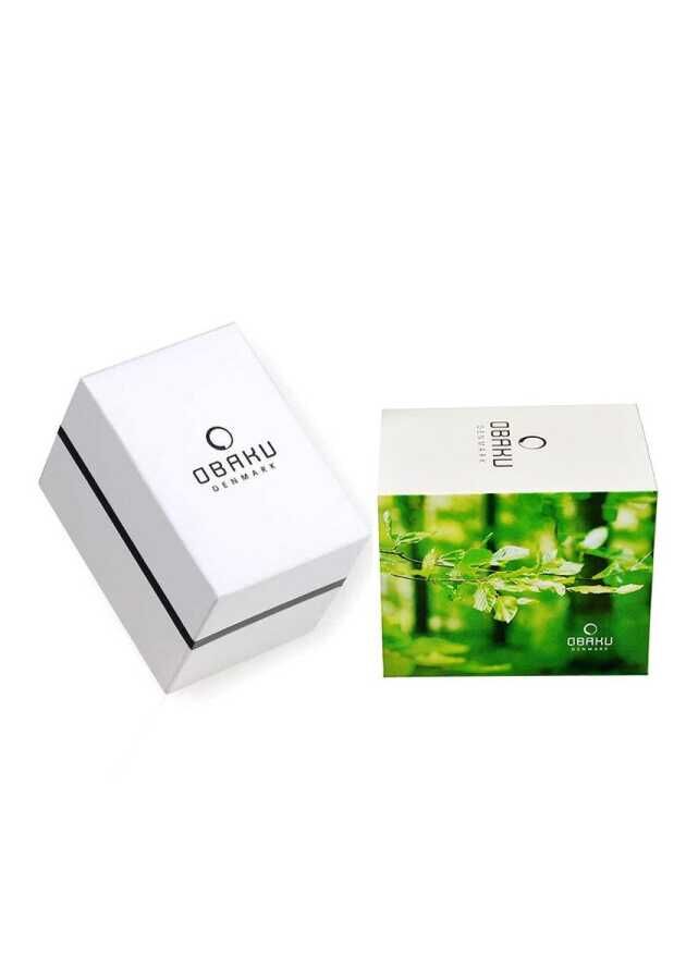 Obaku Denmark V200GDVBMB Quartz Hasır Siyah 40 mm Erkek Kol Saati