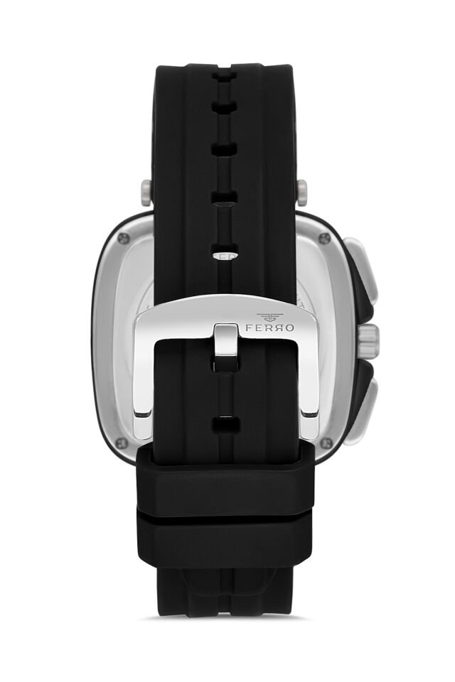 Ferro FM11352D-J2 Quartz Silikon Siyah 44 mm Erkek Kol Saati