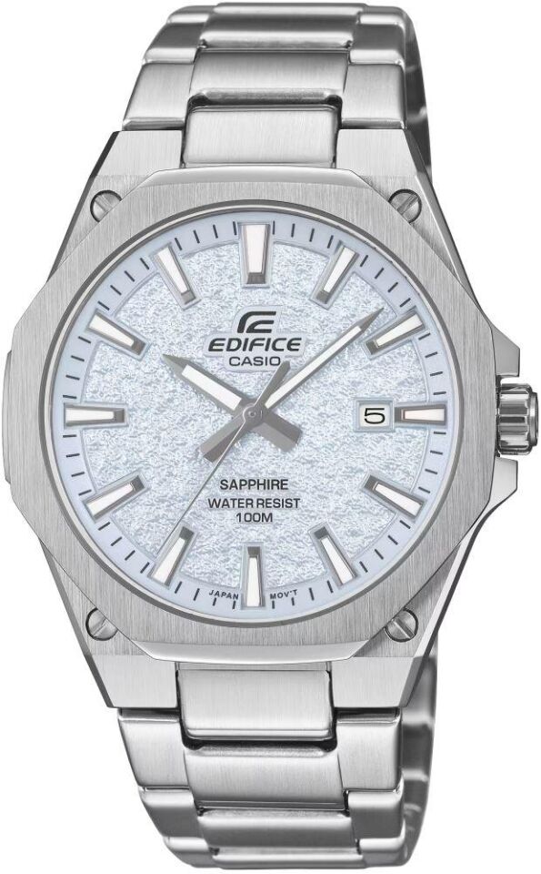 Casio EFR-S108DE-2AVUDF Quartz Çelik Gri Safir 10 ATM 40 mm Erkek Kol Saati  