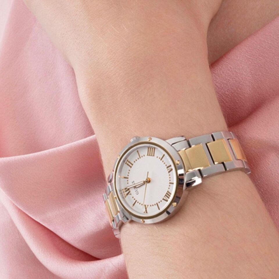 Guess GUGW0404L2 34 mm Altın Rengi / Metalik Gri Kadın Kol Saati