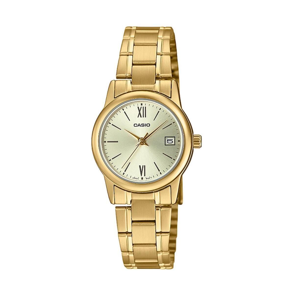 Casio LTP-V002G-9B3UDF Quartz Çelik Altın Rengi 25 mm Kadın Kol Saati