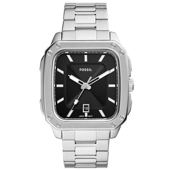 Fossil FFS5933 Quartz Çelik Gri  Siyah Kadran 42 mm Erkek Kol Saati