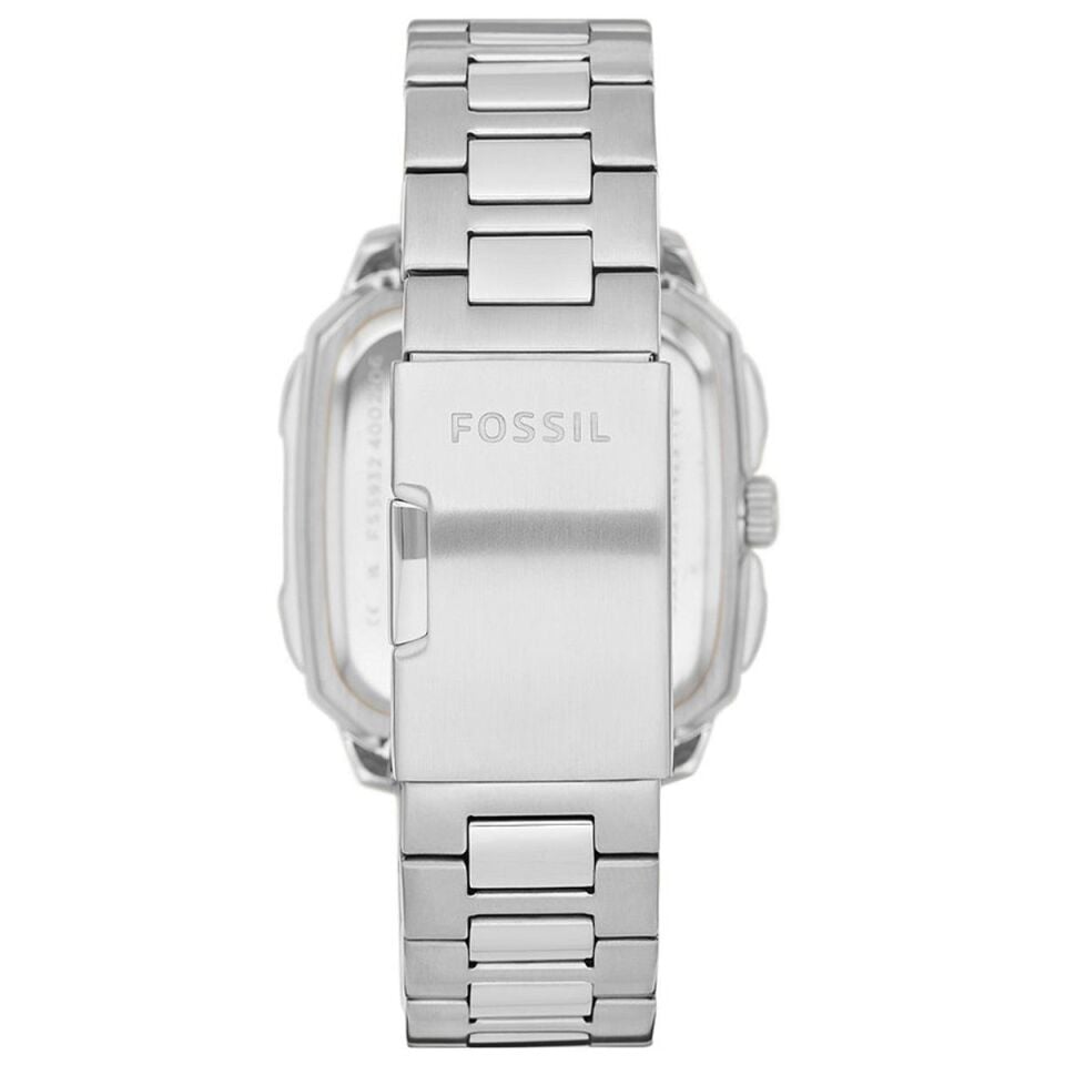 Fossil FFS5933 Quartz Çelik Gri  Siyah Kadran 42 mm Erkek Kol Saati