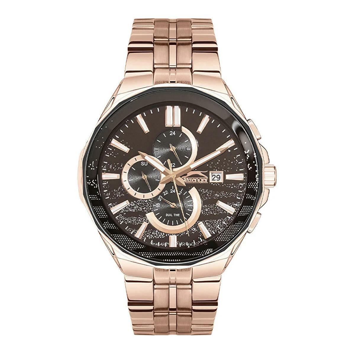 Slazenger SL.09.2129.2.04 Quartz Çelik Rose Gold 45 mm Erkek Kol Saati