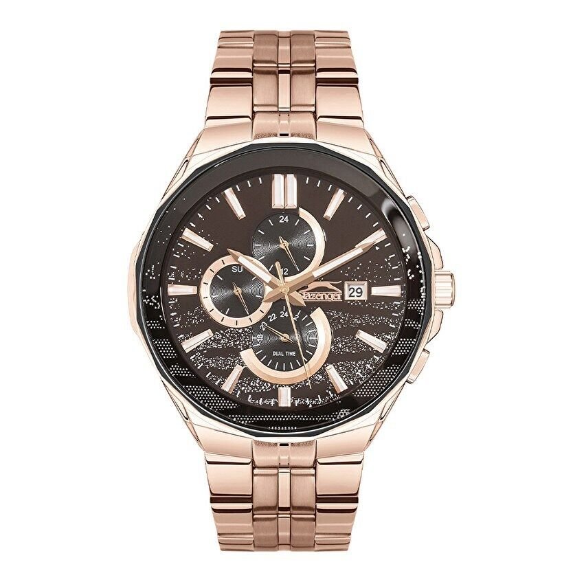 Slazenger SL.09.2129.2.04 Quartz Çelik Rose Gold 45 mm Erkek Kol Saati