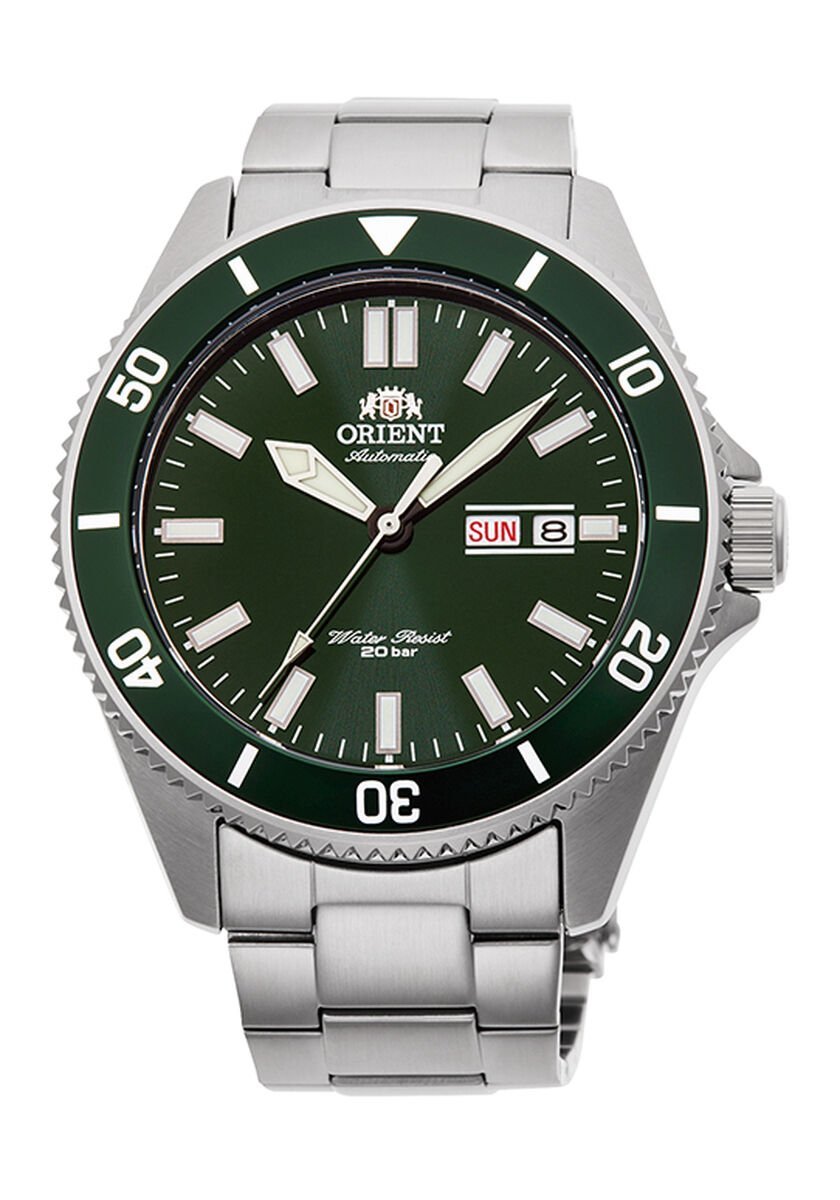 Orient RA-AA0914E19B Otomatik Çelik Gri Yeşil kadran 20 ATM 44 mm Erkek Kol Saati