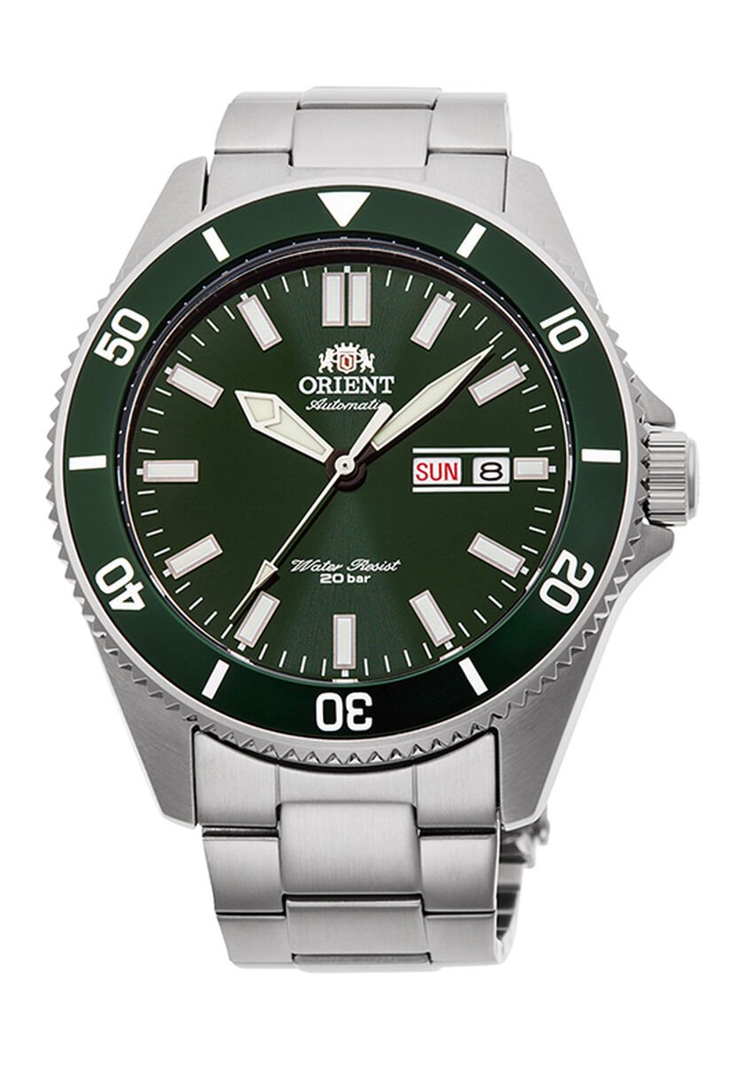 Orient RA-AA0914E19B Otomatik Çelik Gri Yeşil kadran 20 ATM 44 mm Erkek Kol Saati