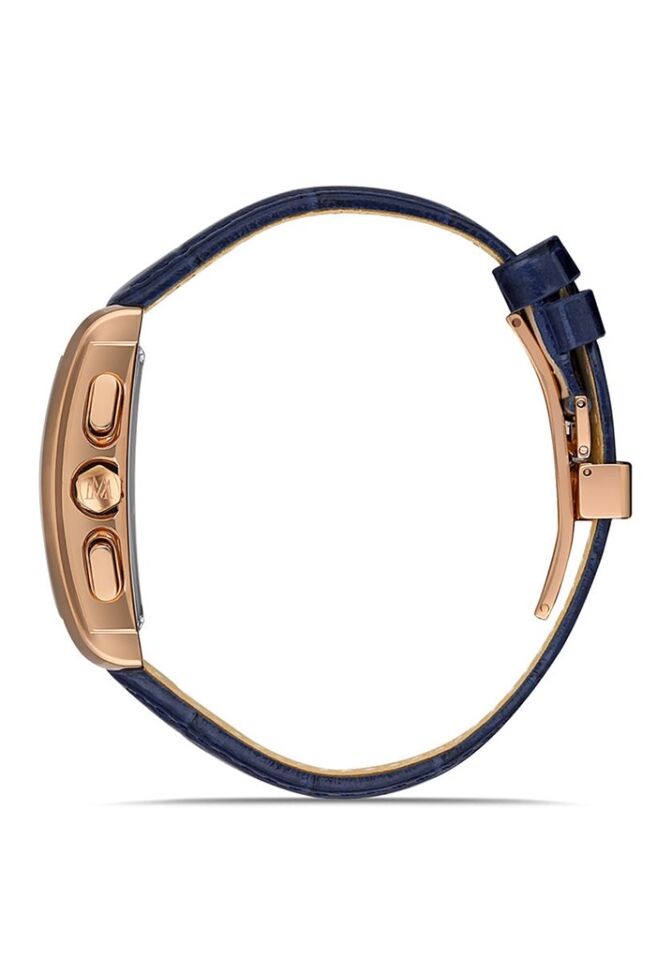 Momentus TM111R-11MR Quartz Deri Lacivert 36 x 46 mm Multifunction Erkek Kol Saati