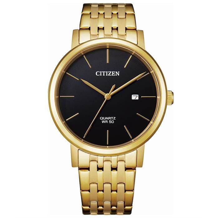Citizen BI5072-51E Quartz Çelik Altın Rengi Siyah Kadran Kristal Cam 40 mm Erkek Kol Saati