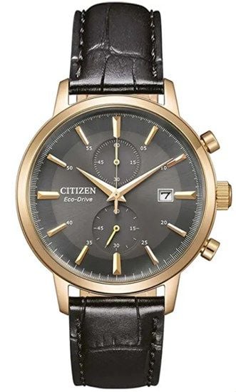 Citizen CA7067-11H Solar Deri Altın 42 mm Erkek Kol Saati