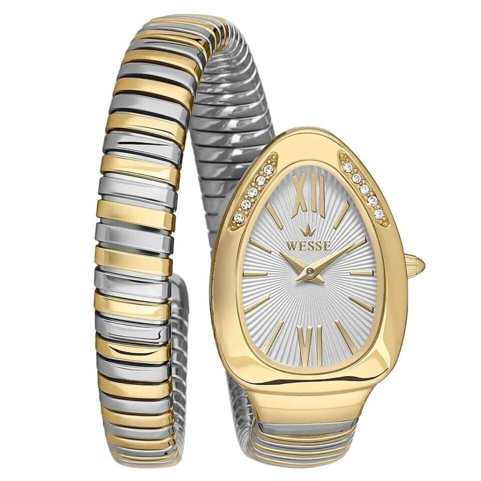 Wesse WWL115004 Quartz Altın Rengi Analog Çelik  Kordon Kadın Saati