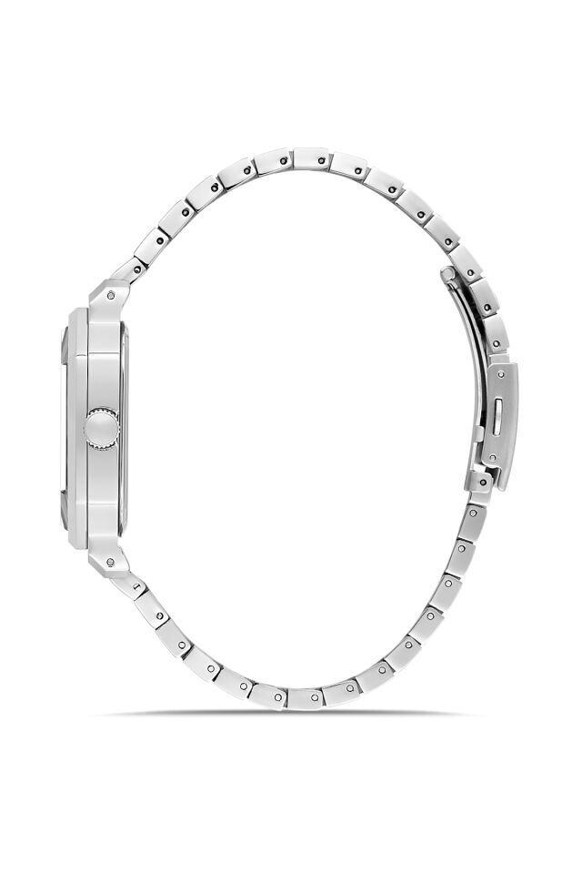 Ferro Gümüş Çelik Kordon Erkek Kol Saati F11784A-A 3ATM Su Geçirmez 2 Yıl Garantili HediyePaketli