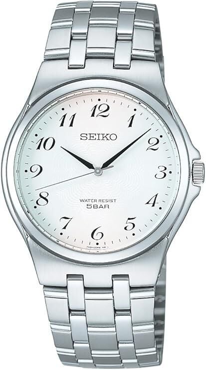 Seiko SCXP027 37 mm Pilli İnce Kasa 5 Atm Çelik Erkek Kol Saati