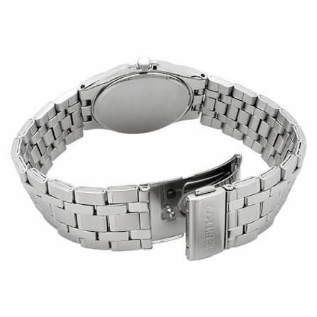 Seiko SCXP027 37 mm Pilli İnce Kasa 5 Atm Çelik Erkek Kol Saati