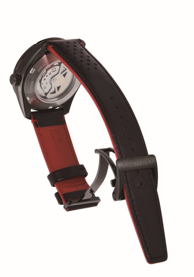 Orient Star RE-AV0A03B00B KurOtomatik Deri Siyah Safir Cam 10 ATM 43 mm Erkek Kol Saati