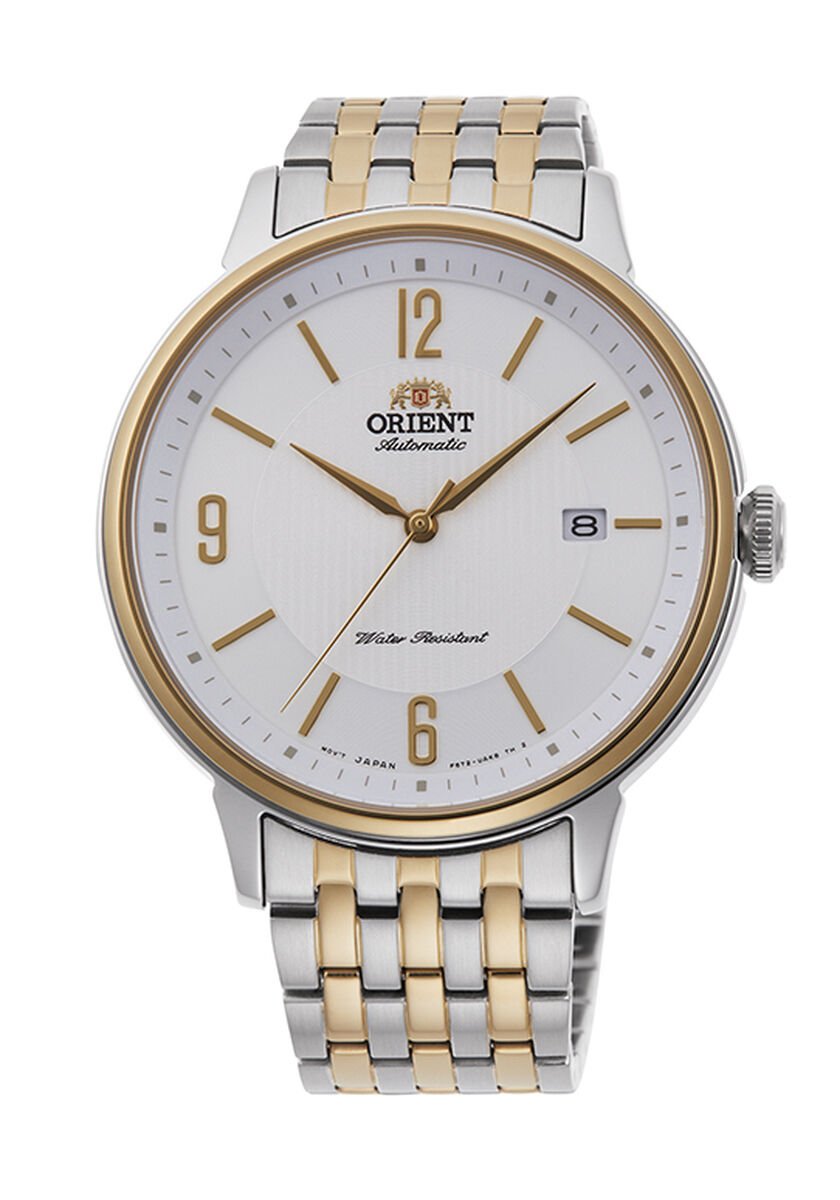 Orient RA-AC0J07S10B Otomatik Çelik Altın/Gri Kristal Cam 42 mm Erkek Kol Saati
