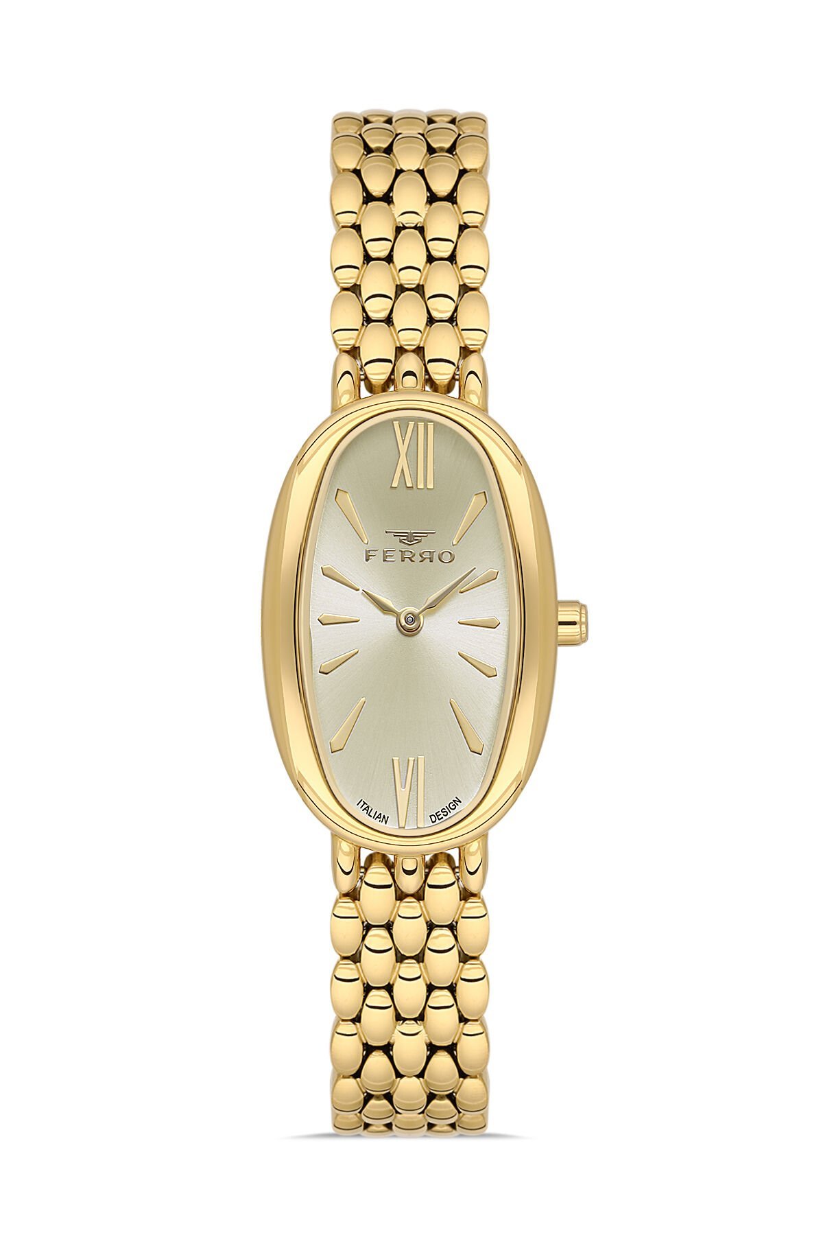 Ferro FL21510AWT-B4 Quartz Çelik Altın Rengi 32 mm Kadın Kol Saati