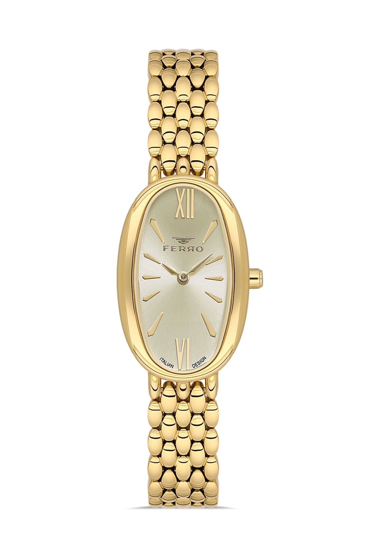 Ferro FL21510AWT-B4 Quartz Çelik Altın Rengi 32 mm Kadın Kol Saati